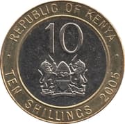 10 Shillings 10 KES = JPY 12