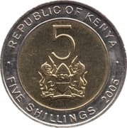 5 Shillings 5 KES = JPY 6.03