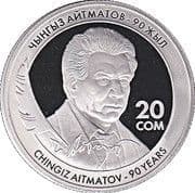 20 Som 20 KGS = JPY 36