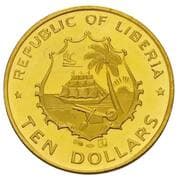 10 Dollars 10 LRD = JPY 8.63