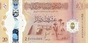 20 Dinars 20 LYD = JPY 497