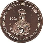 1 Euro Cent (Specimen) - Liechtenstein