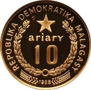 10 Ariary 10 MGF = JPY 0.38