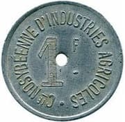 1 Franc Cie - Nosybeenne d'Industries Agricoles - Madagascar