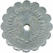 50 Centimes - Cie NOSYBEENNE D'INDUSTRIES AGRICOLES - Madagascar