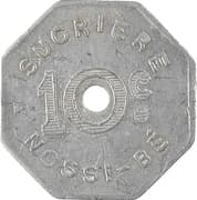 10 Centimes (Compagnie sucrière de Nossy-Bé) - Madagascar