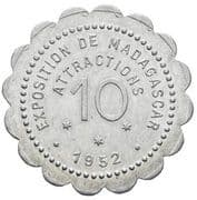 10 Centimes - Exposition de Madagascar - Madagascar