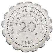 20 Centimes - Exposition de Madagascar - Madagascar