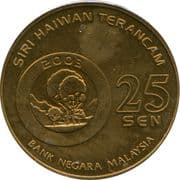 25 Sen 0.25 MYR = JPY 9.99