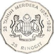 25 Ringgit 25 MYR = JPY 1003
