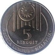 5 Ringgit 5 MYR = JPY 201