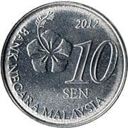 10 Sen 0.10 MYR = JPY 4.01