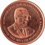 5 Cents 0.05 MUR = JPY 0.17