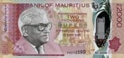 2000 Rupees 2000 MUR = JPY 6658