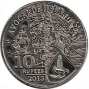 10 Rupees (Foureye butterflyfish) - Mauritius
