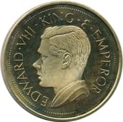 1 Crown - Edward VIII - Mauritius