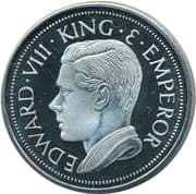 1 Crown - Edward VIII - Mauritius