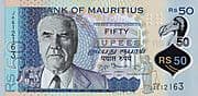 50 Rupees 50 MUR = JPY 167