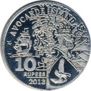 10 Rupees (Gray angelfish) - Mauritius