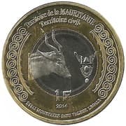 1 Franc (Mauritania, WWI) - Mauritania