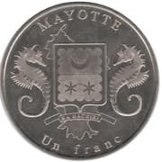 1 Franc (Archeopteryx) - Mayotte