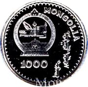 1000 Tögrög 1000 MNT = JPY 44
