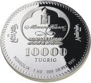 10 000 Tögrög 10 000 MNT = JPY 437