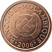 5 Centavos 0.05 MZN = JPY 0.12