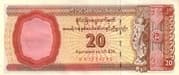 20 Dollars (Foreign Exchange Certificate) - Myanmar