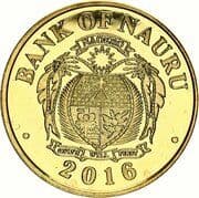 5 Dollars - Elizabeth II (HMS Hermes) - Nauru