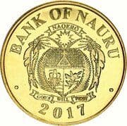 5 Dollars - Elizabeth II (USS Missouri) - Nauru