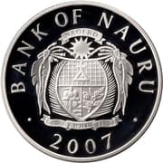 5 Dollars - Elizabeth II (Diamond Wedding; Wedding Portraits) - Nauru