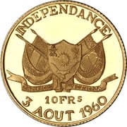 10 Francs 10 XOF = JPY 2.81