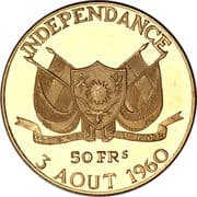 50 Francs 50 XOF = JPY 14