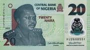 20 Naira 20 NGN = JPY 2.27