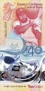 2 Dollars 2 XCD = JPY 118