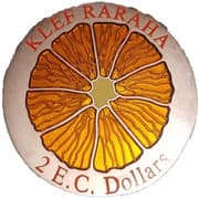 2 Dollars 2 XCD = JPY 116