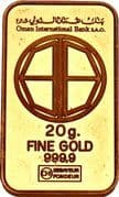 20 Grams Gold - Oman International Bank (15th National Day) - Oman