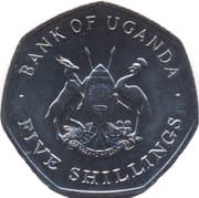 5 Shillings 5 UGX = JPY 0.22