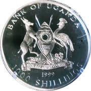 1000 Shillings 1000 UGX = JPY 43