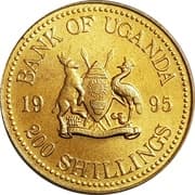 200 Shillings 200 UGX = JPY 8.70