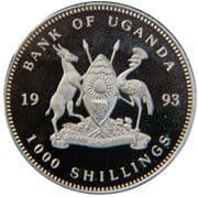 1000 Shillings 1000 UGX = JPY 43