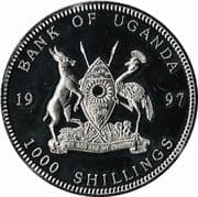 1000 Shillings 1000 UGX = JPY 44