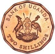 2 Shillings 2 UGX = JPY 0.09