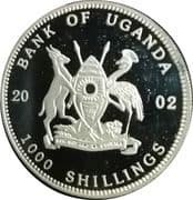 1000 Shillings 1000 UGX = JPY 42