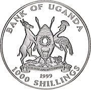 1000 Shillings 1000 UGX = JPY 43