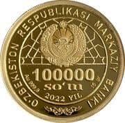 100 000 Soʻm 100 000 UZS = JPY 1303