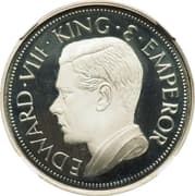 Crown - Edward VIII (silver) - British Palestine