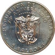 5 Balboas 5 PAB = JPY 786