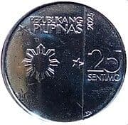 25 Sentimos 0.25 PHP = JPY 0.67